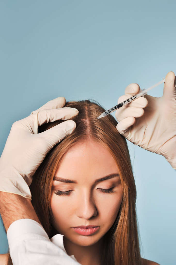 Nonsurgical Hair Restoration with PRP is offered in our office for only $595 per treatment