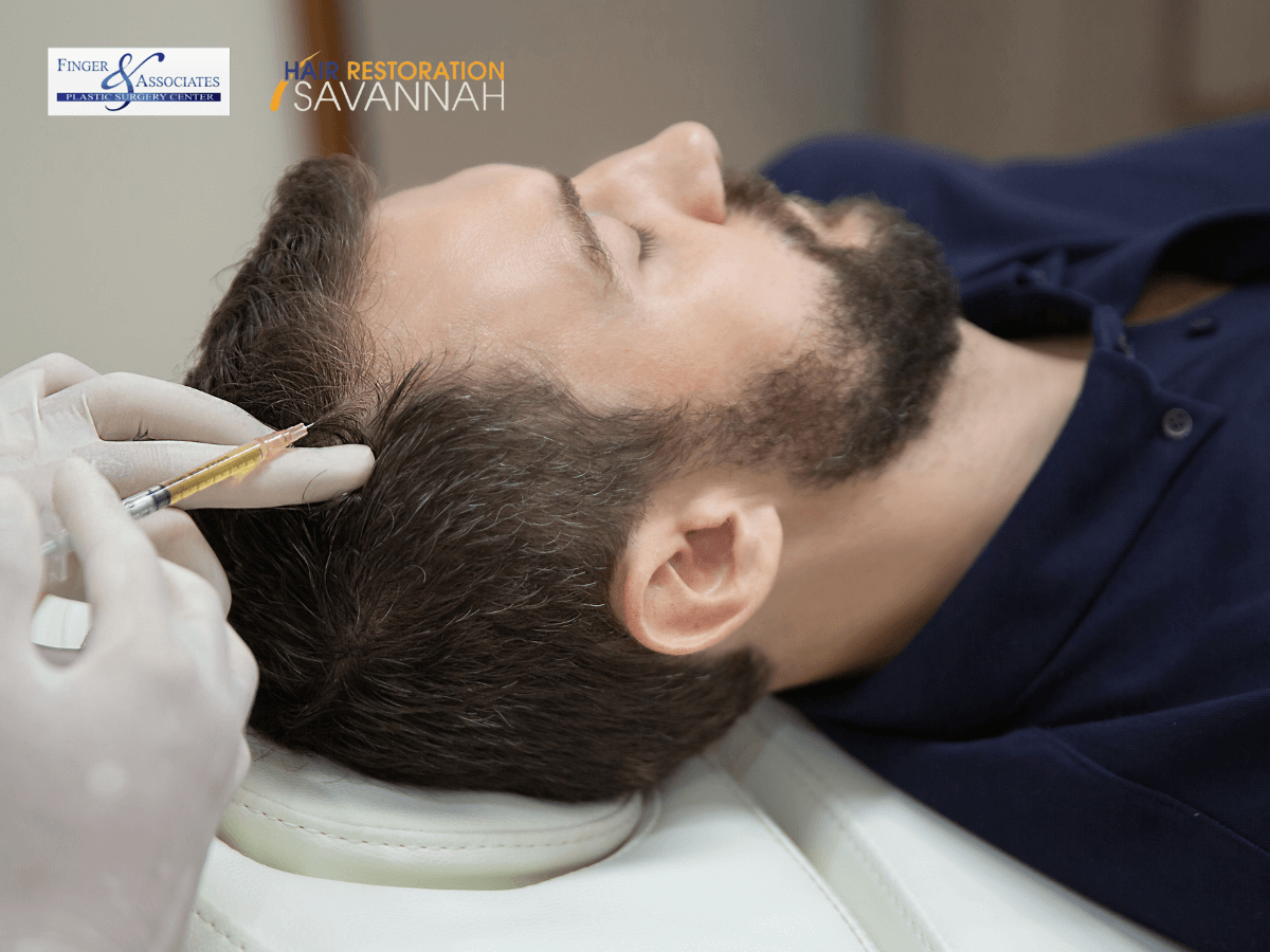 Hair Therapy for men at Hair Restoration Savannah GA